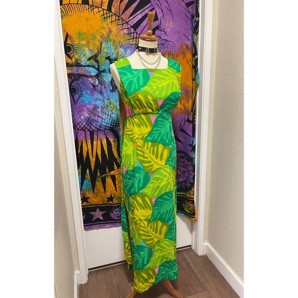 🌈 Amazing beautiful colorful Vintage dress - Picture 4 of 13